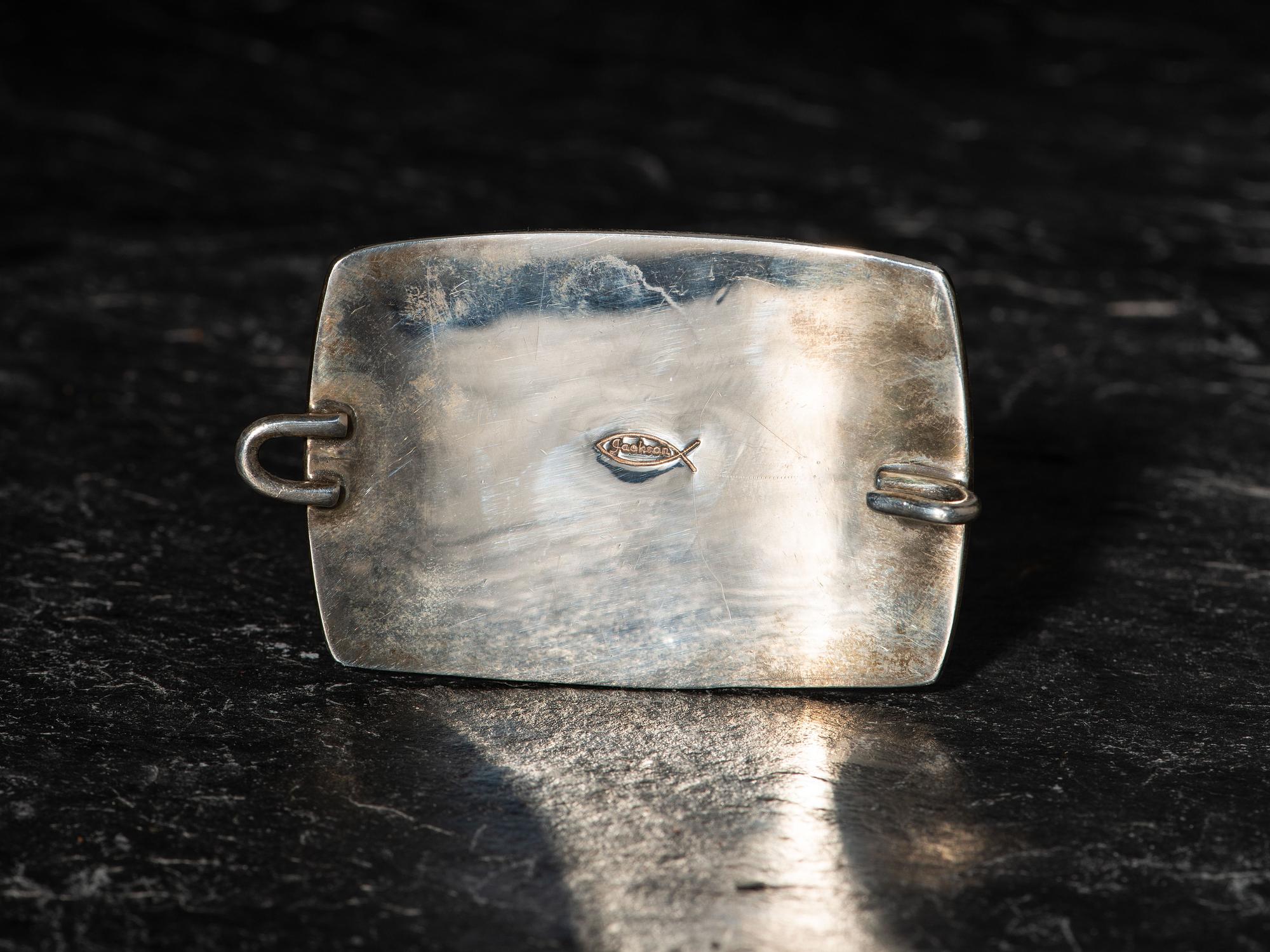 Silver Bear with Heartline Concha Belt