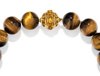 DAVID YURMAN, TIGER'S EYE BEAD NECKLACE