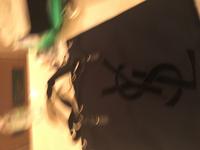 Yves Saint Laurent Black Canvas Tote, 1990-2000s