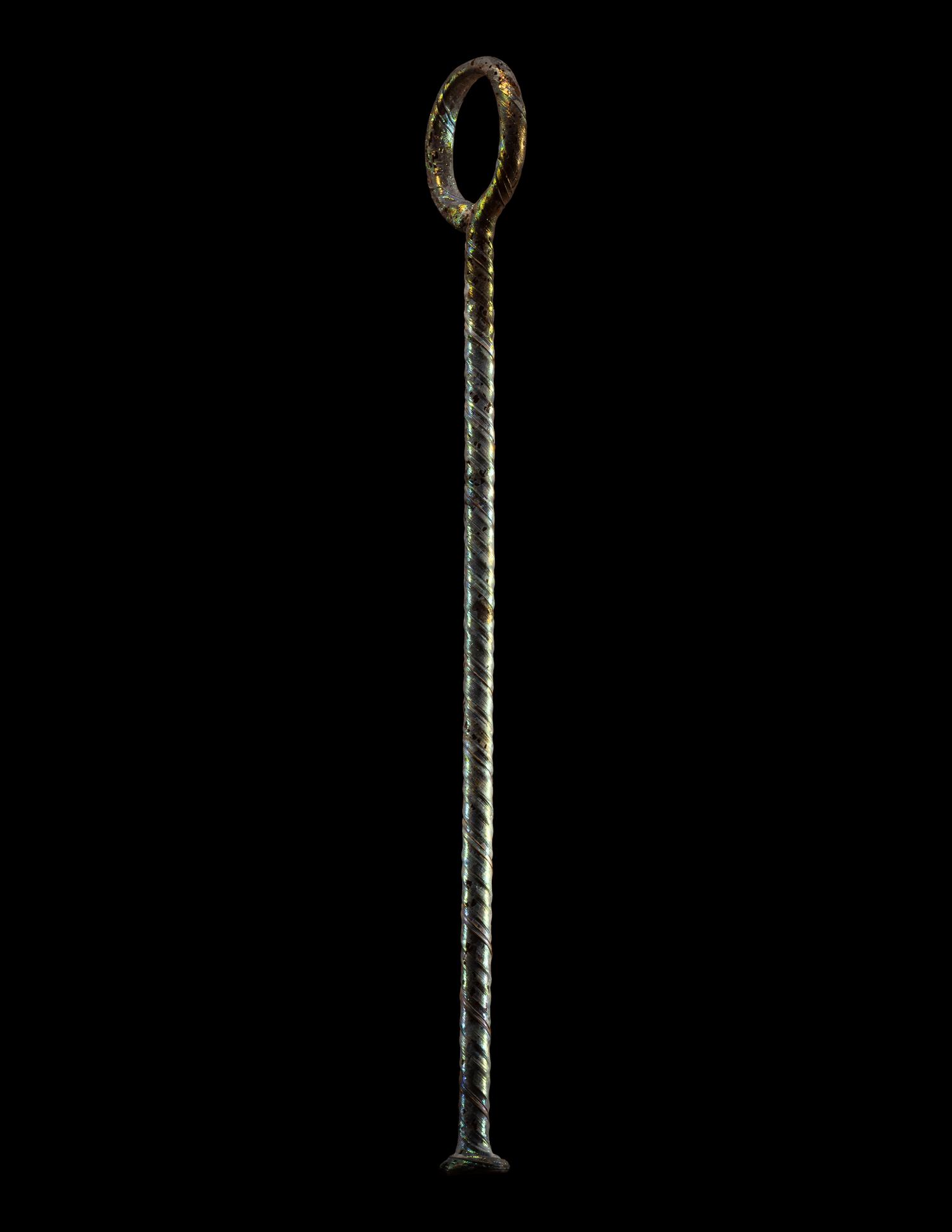 A Roman Glass Stir Rod