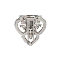 ART DECO, DIAMOND AND WHITE GOLD DRESS CLIP