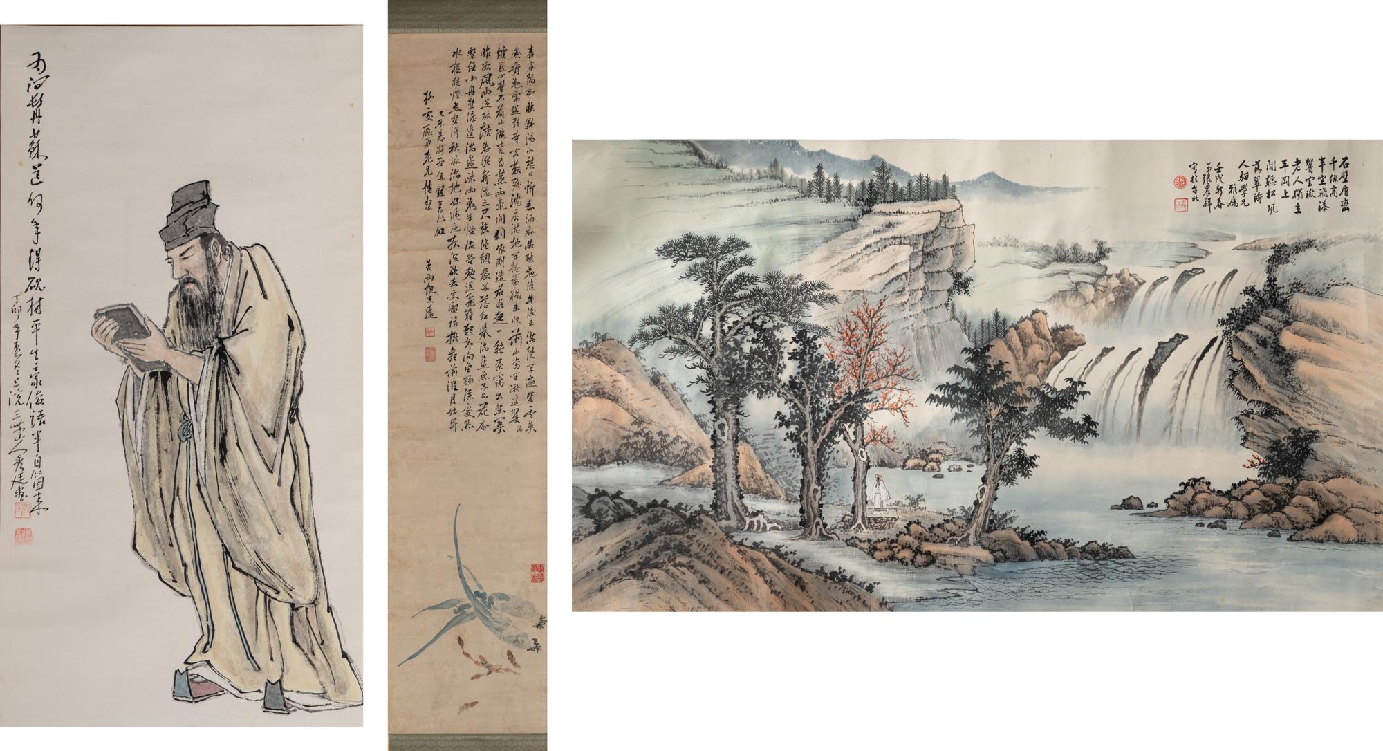 Three Chinese Paintings