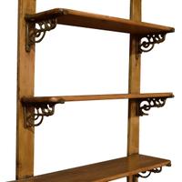 A Cafe Bar and Back Shelf 62.75" W x 22.5" D x 38" H — Italy, Early 19th Century
