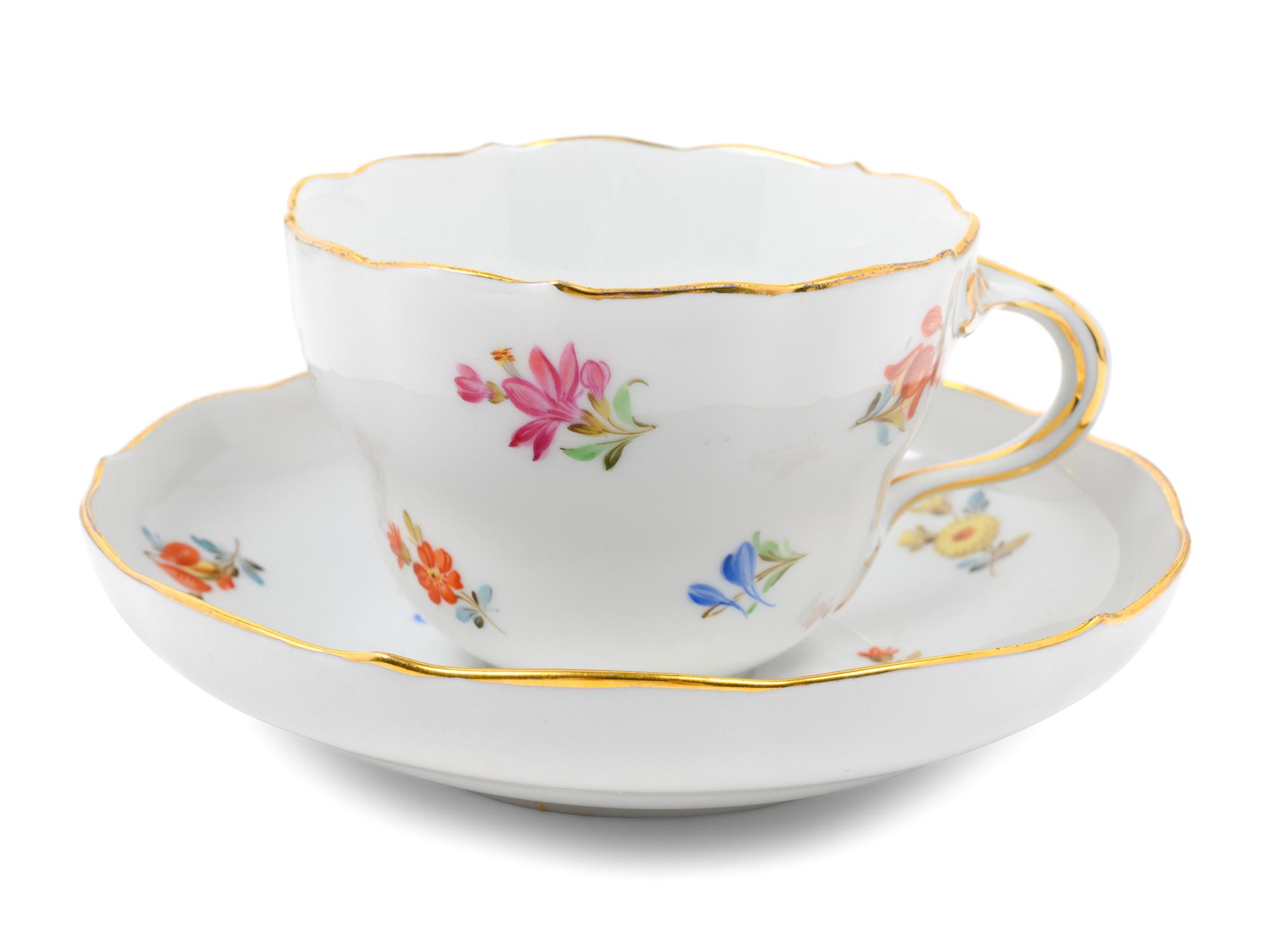 A Meissen Porcelain Partial Dinner Service