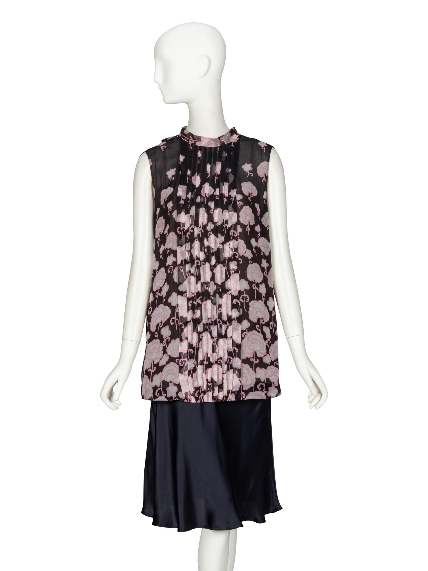 Prada & Pucci, Printed Blouse & Silk Skirt