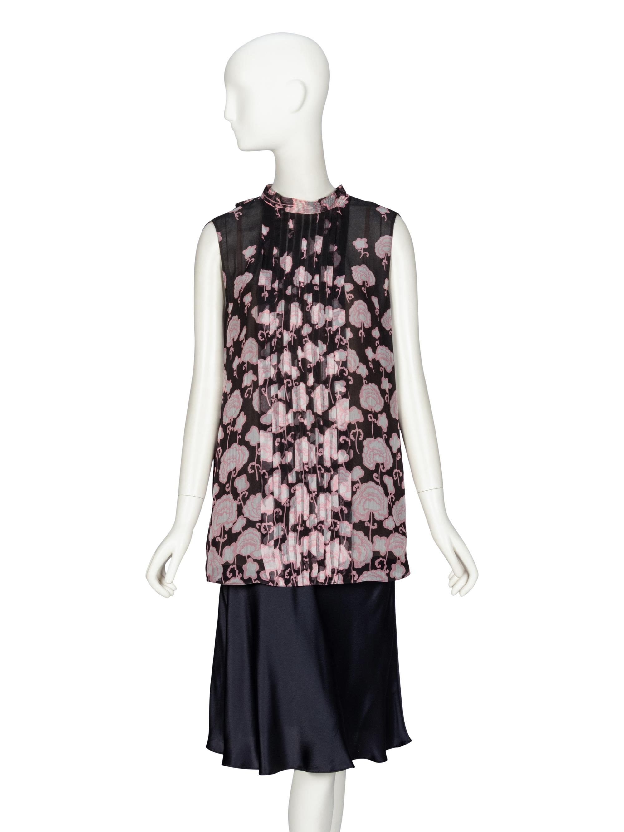 Prada & Pucci, Printed Blouse & Silk Skirt