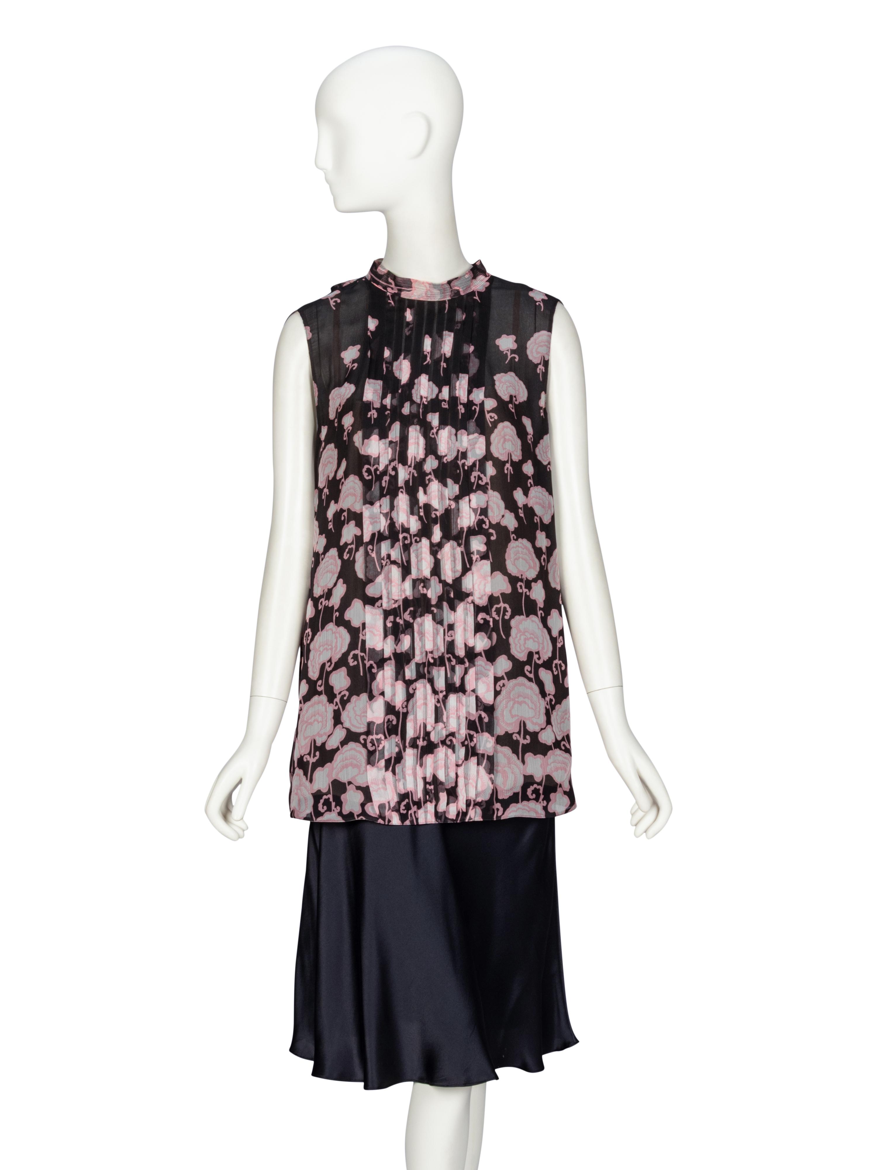 Prada & Pucci, Printed Blouse & Silk Skirt