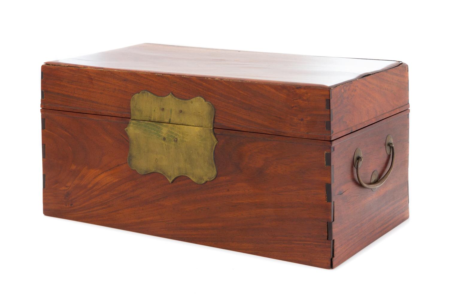 A Huanghuali Box, Xiaoxiang Height 7 3/4 x width 16 3/4 x depth 9 inches.