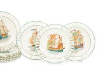A Set of Twelve Wedgwood Dessert Plates