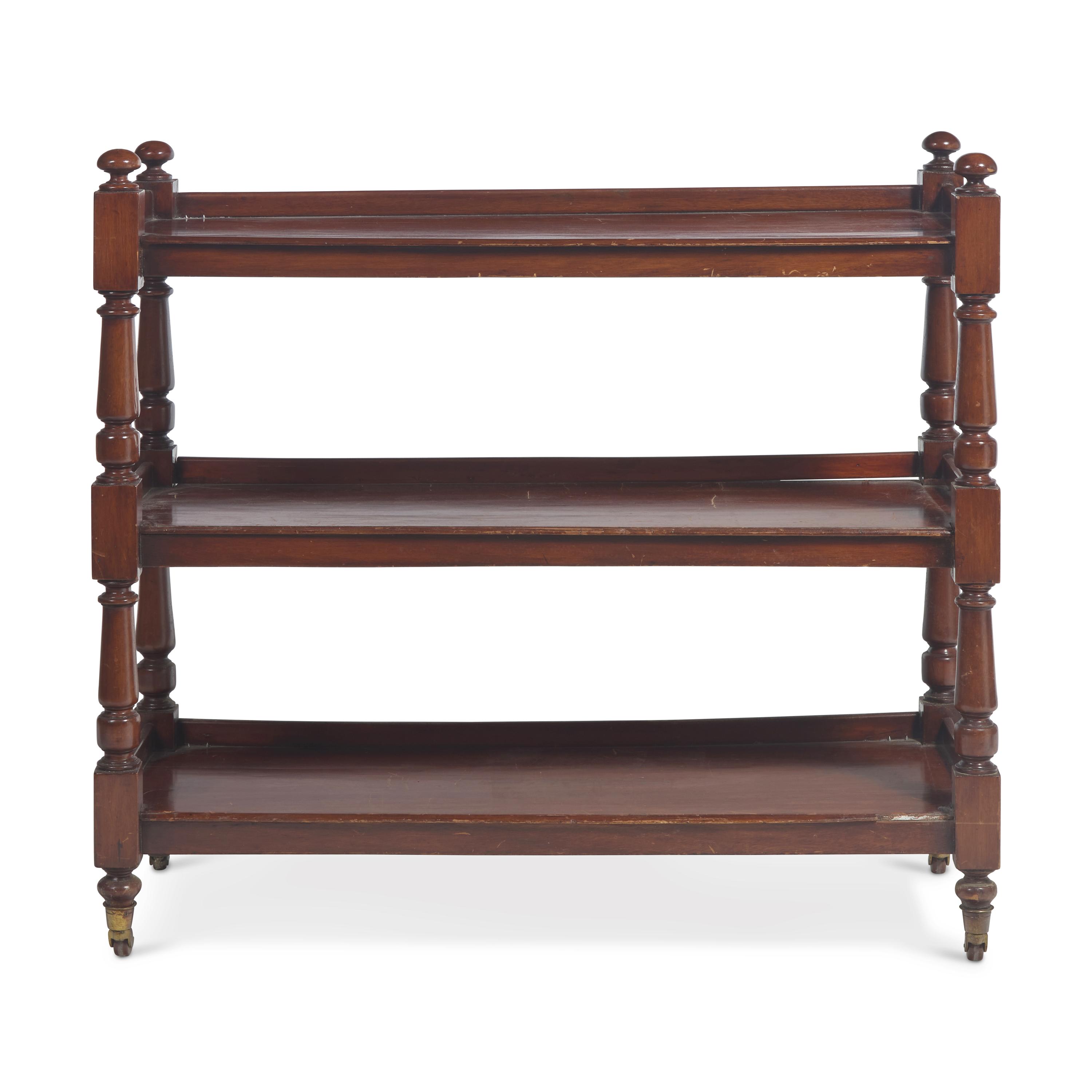 A Victorian Style Wood Etagere