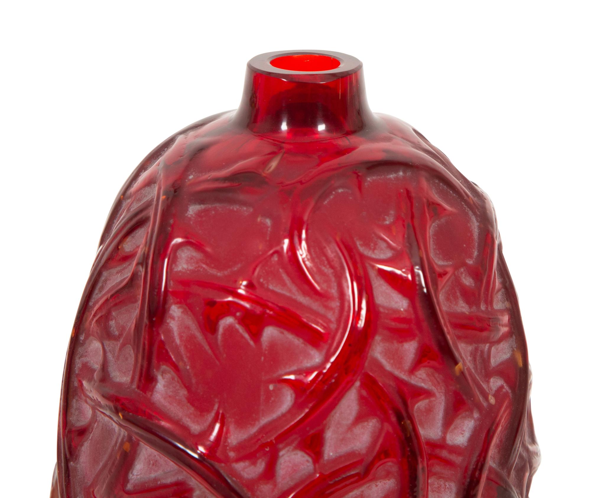 A René Lalique Ronces Vase