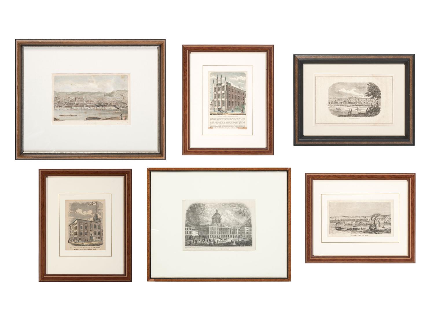 Six Cincinnati-Related Engravings