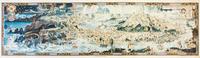 (CHILDREN'S) SLEIGH, BERNARD. An Anciente Mappe of Fairyland Newly Discovered and Set Forth. London, [1918] 18 x 60 inches.