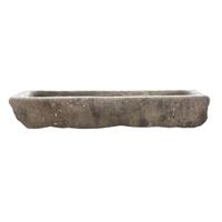A Limestone Trough 68" W x 17" D x 12" H — Czech Republic, Circa 1800