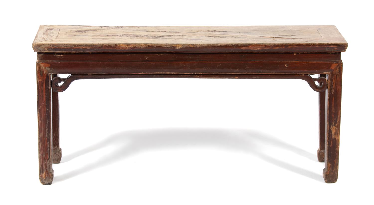 Three Asian Bleached Hardwood Tables — 20TH CENTURY
