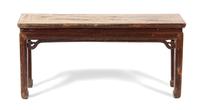 Three Asian Bleached Hardwood Tables — 20TH CENTURY