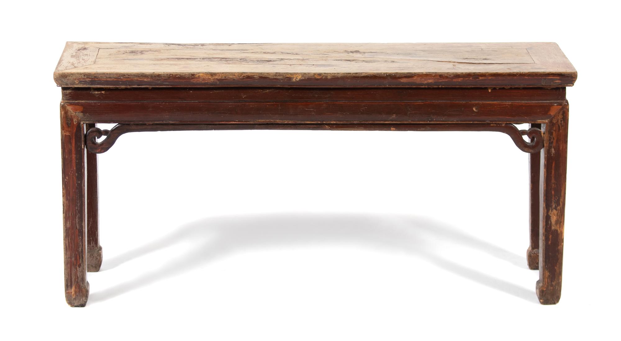 Three Asian Bleached Hardwood Tables — 20TH CENTURY