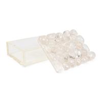 A Contemporary Rock Crystal Mounted Acrylic Box