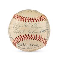 A 1948 Chicago Cubs Team Signed Autograph Baseball (PSA Sticker)
