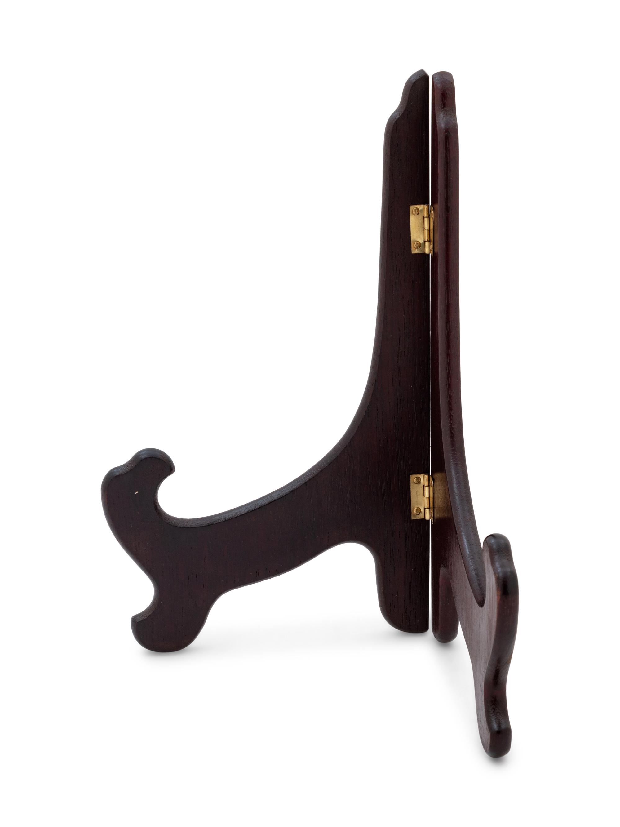 Ten Chinese Hardwood Plate Stands