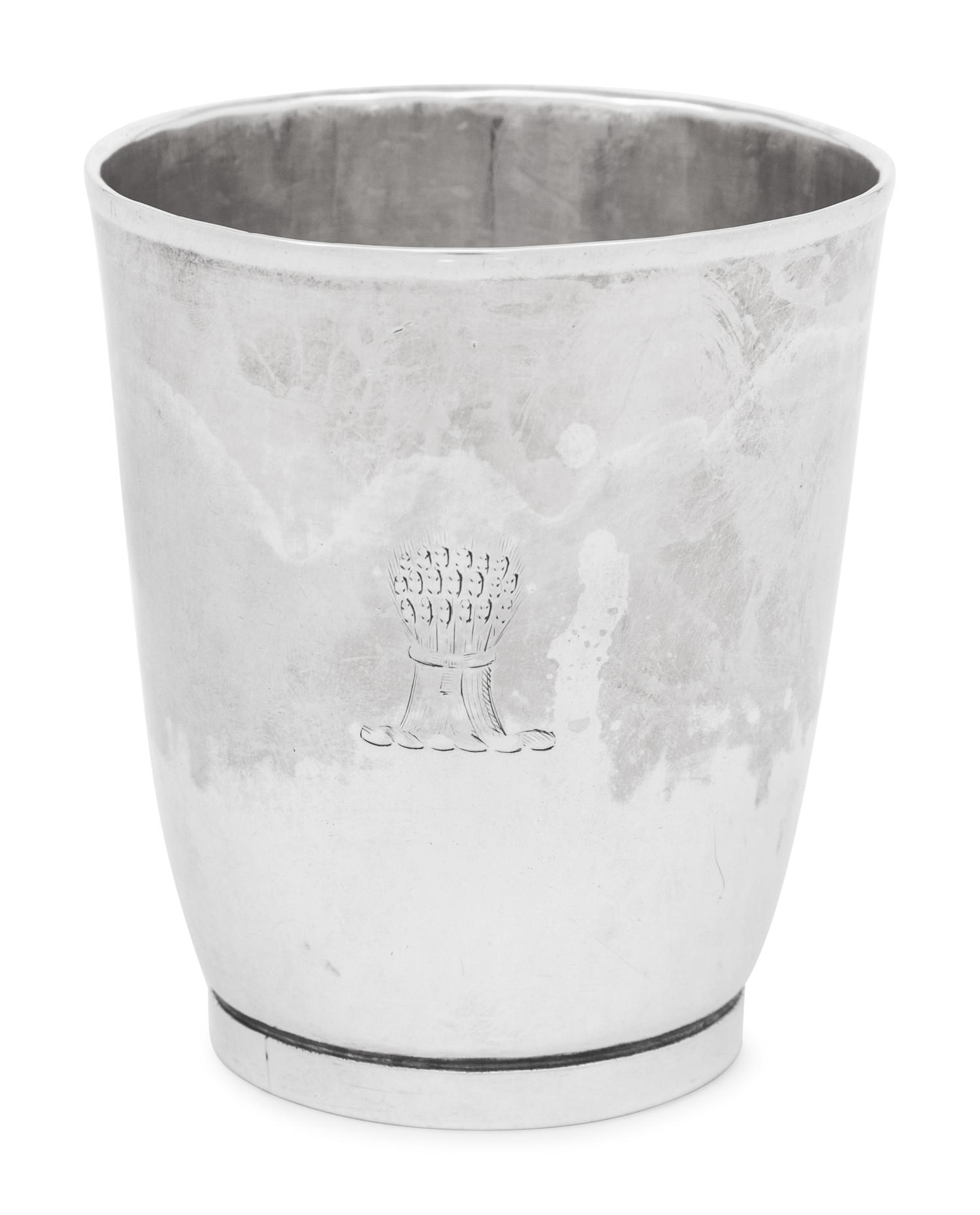 An English Silver Tumbler