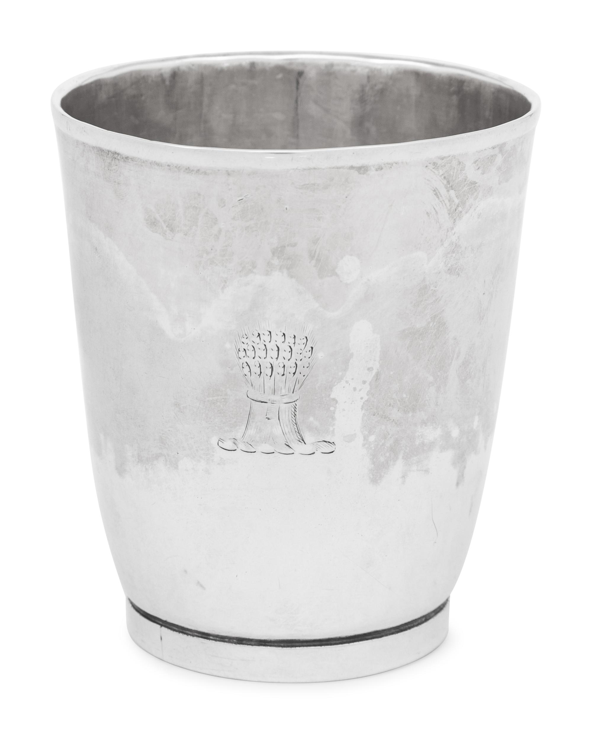 An English Silver Tumbler