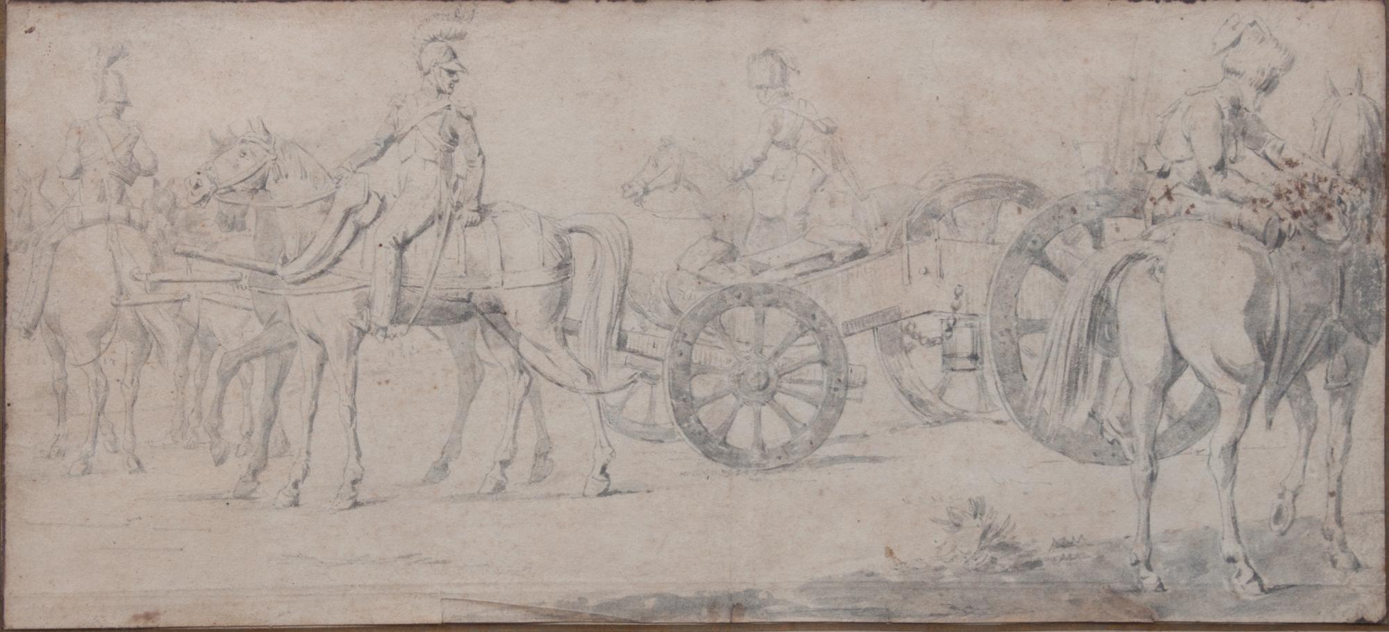 After Carlo Maratti, (Italian, 1625-1713), Study for a Biblical Scene Depicting the Madonna, together with a Marinet drawing Hussers Pr