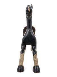 A Painted Wood Toy Horse