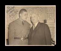 A Group of 22 Original Boxing Photographs Including Joe Louis and Jack Dempsey,