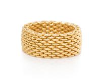An 18 Karat Yellow Gold "Somerset" Ring, Tiffany & Co., 8.90 dwts.