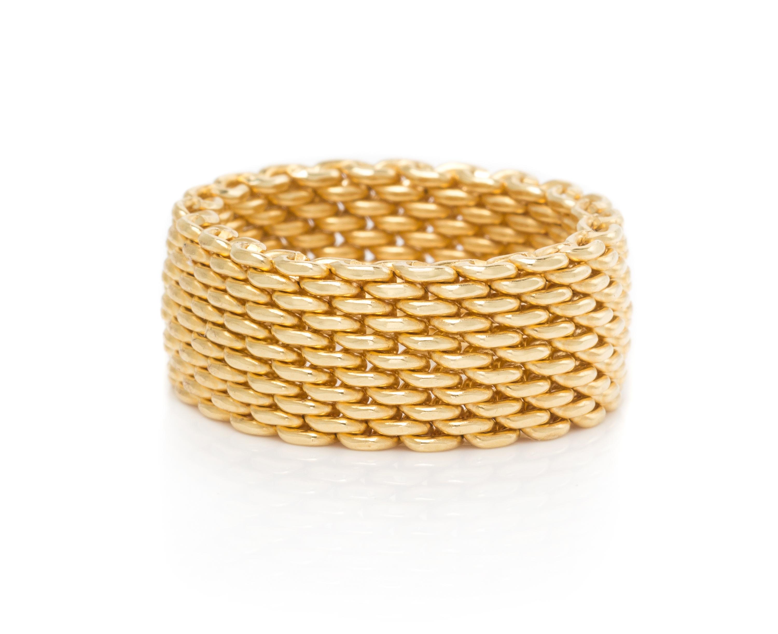 An 18 Karat Yellow Gold "Somerset" Ring, Tiffany & Co., 8.90 dwts.