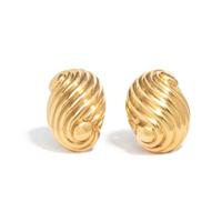 DAVID WEBB, YELLOW GOLD CLIP EARRINGS