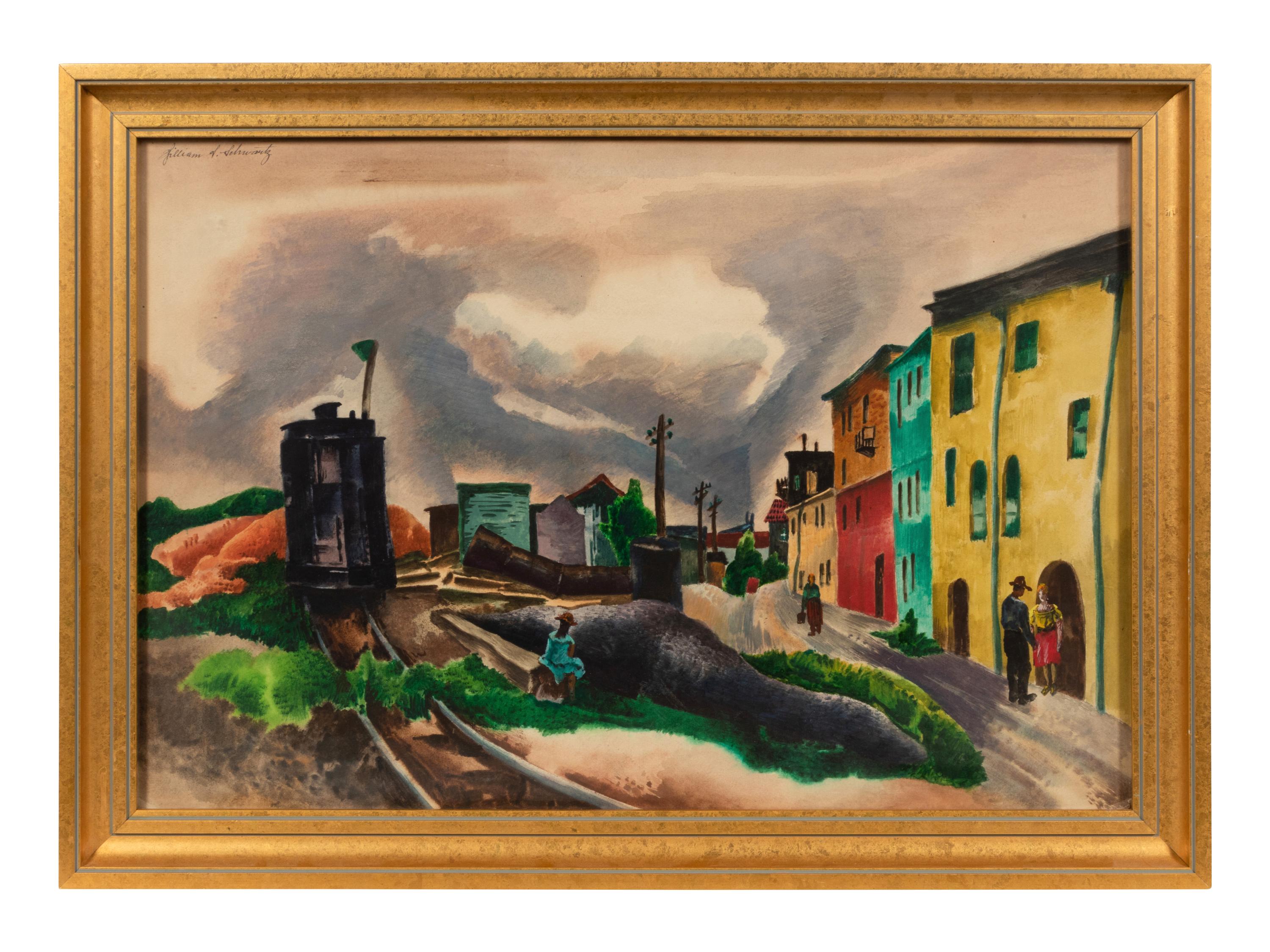Train Through Town