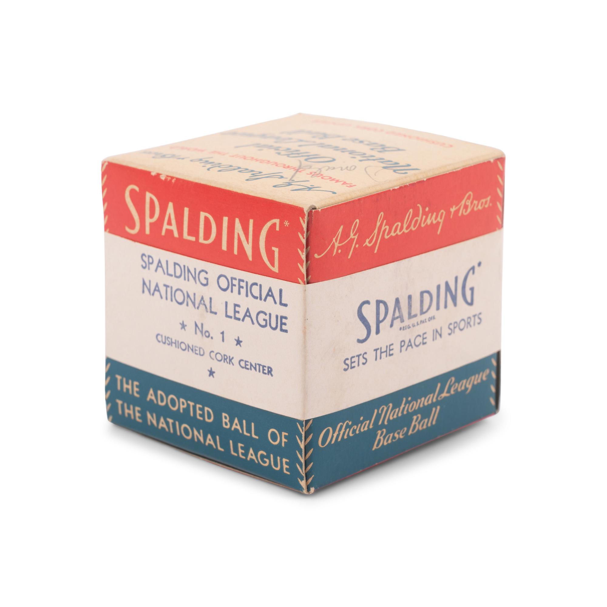 An Original, Unused 1952-57 Spalding Official National League Baseball (Warren Giles, Pres.) in Sealed Box