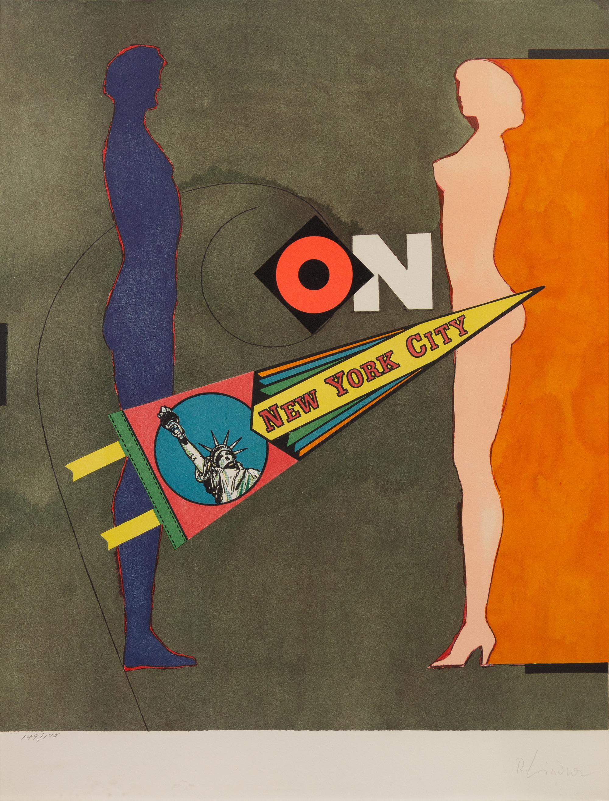 Richard Lindner, (American/German, 1901-1978), Fun City, 1971 (portfolio of fourteen together with original plexiglass portfolio box, j