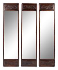 A Chinese Three-Fold Dressing Mirror — 20TH CENTURY