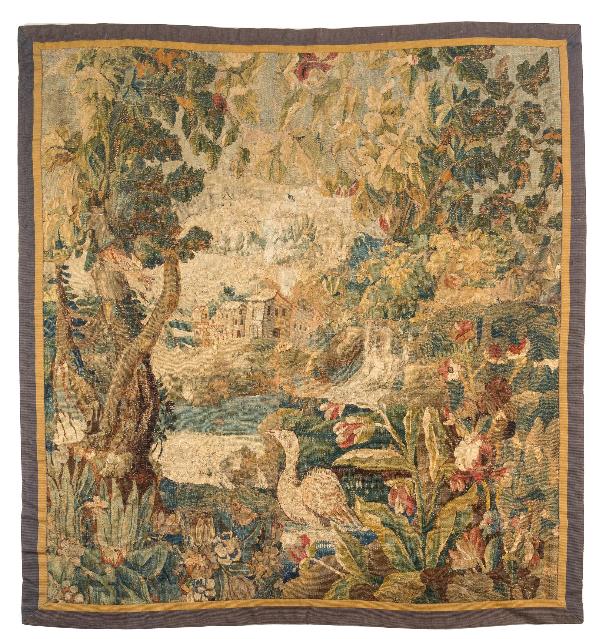 A French Wool Tapestry Height 5 feet 1 inch x width 4 feet 10 inches. — LATE 18TH/EARLY 19TH CENTURY
