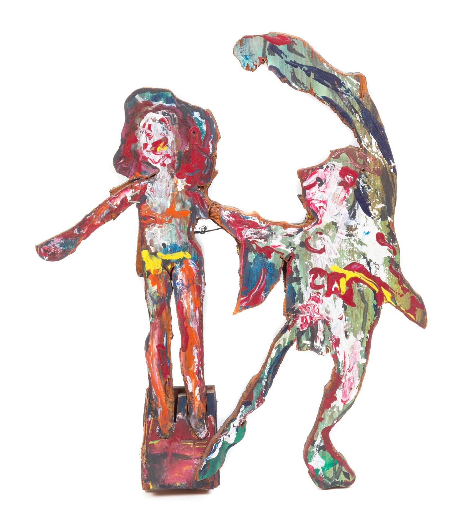 June Leaf, (American, b. 1929), Untitled (Two Figures)