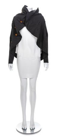 Comme des Garçons Grey Circle Knit Jacket, F/W 2002