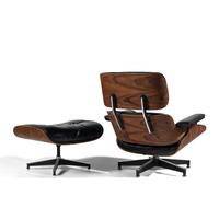 Charles and Ray Eames (American, 1907–1978 | 1913–1988) — 1st generation (1956–1959) 670 Lounge Chair and 671 Ottoman Herman Miller USA