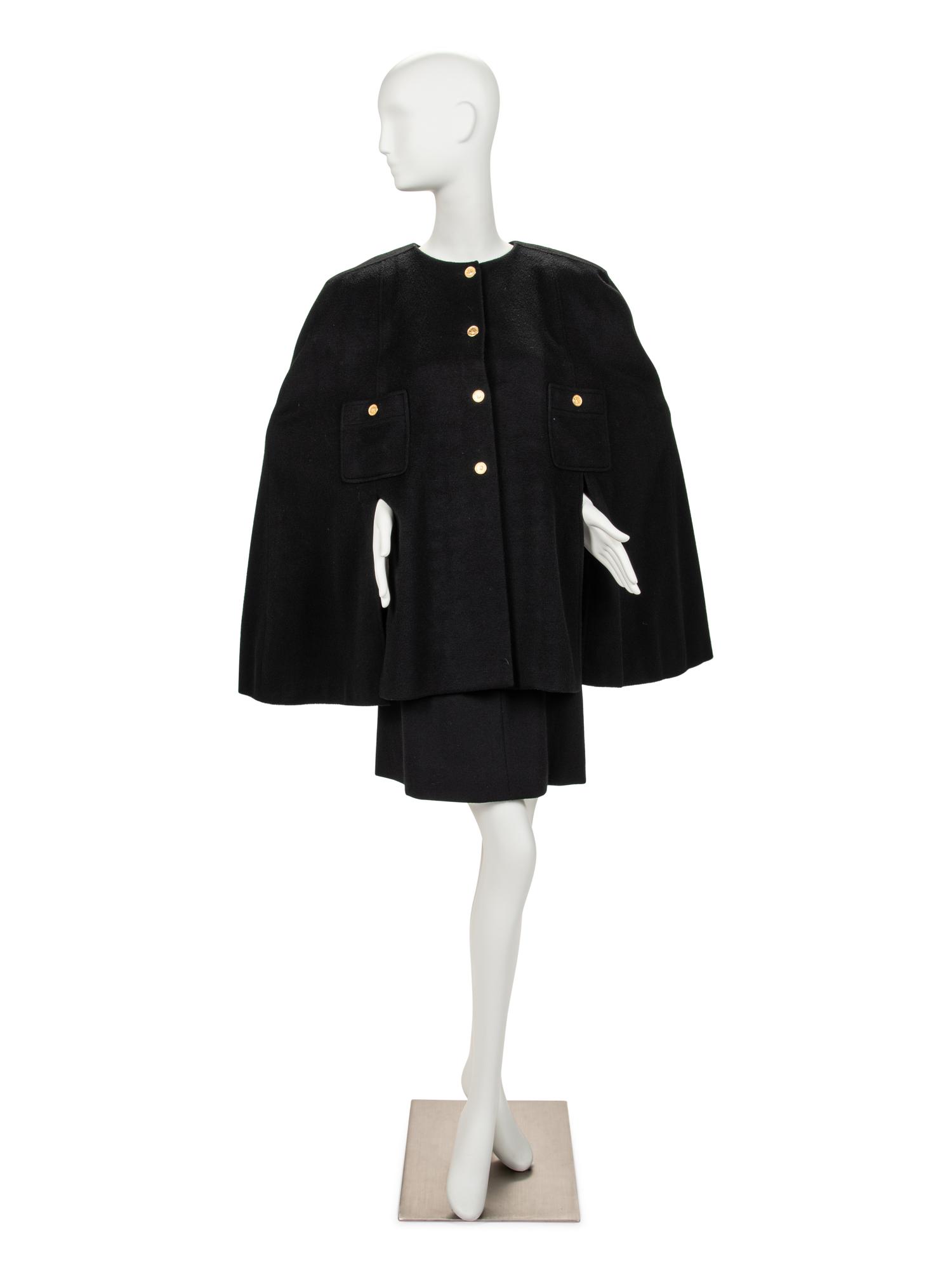 Chanel Cashmere Cape, 1980-90s
