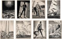 Eight Illustrations for Melville's Moby Dick , or The Whale