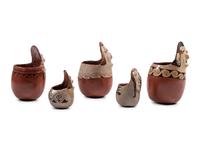 Family of Figural Maricopa Pottery Jars