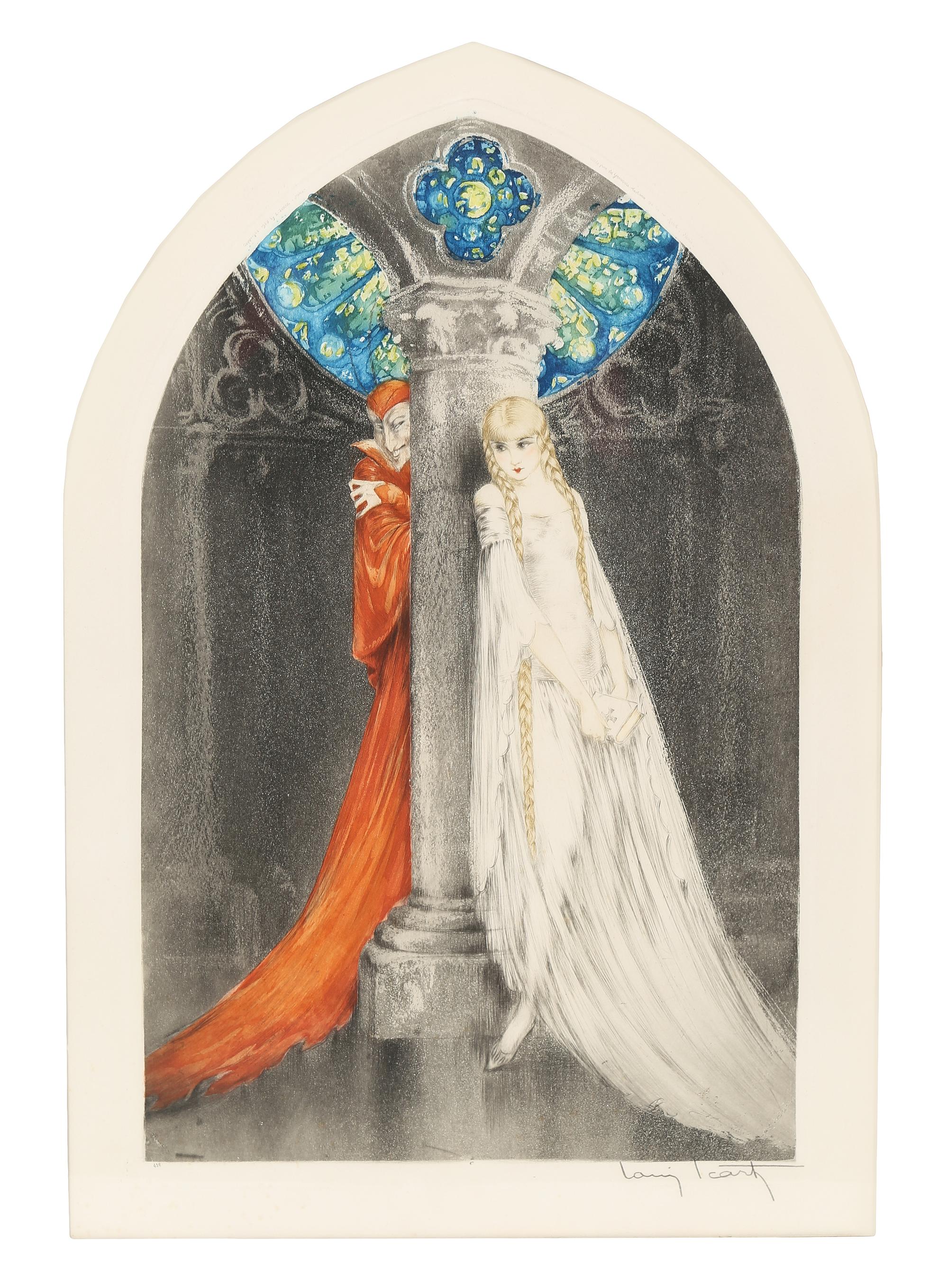 Louis Icart, (French, 1888-1950), Faust, 1928