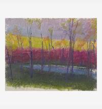 Wolf Kahn (American/German, 1927-2020) Reservoir