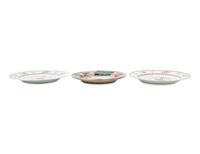 Three Chinese Export Porcelain Plates