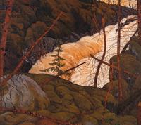 Service Falls, Kapiskau River, 1985