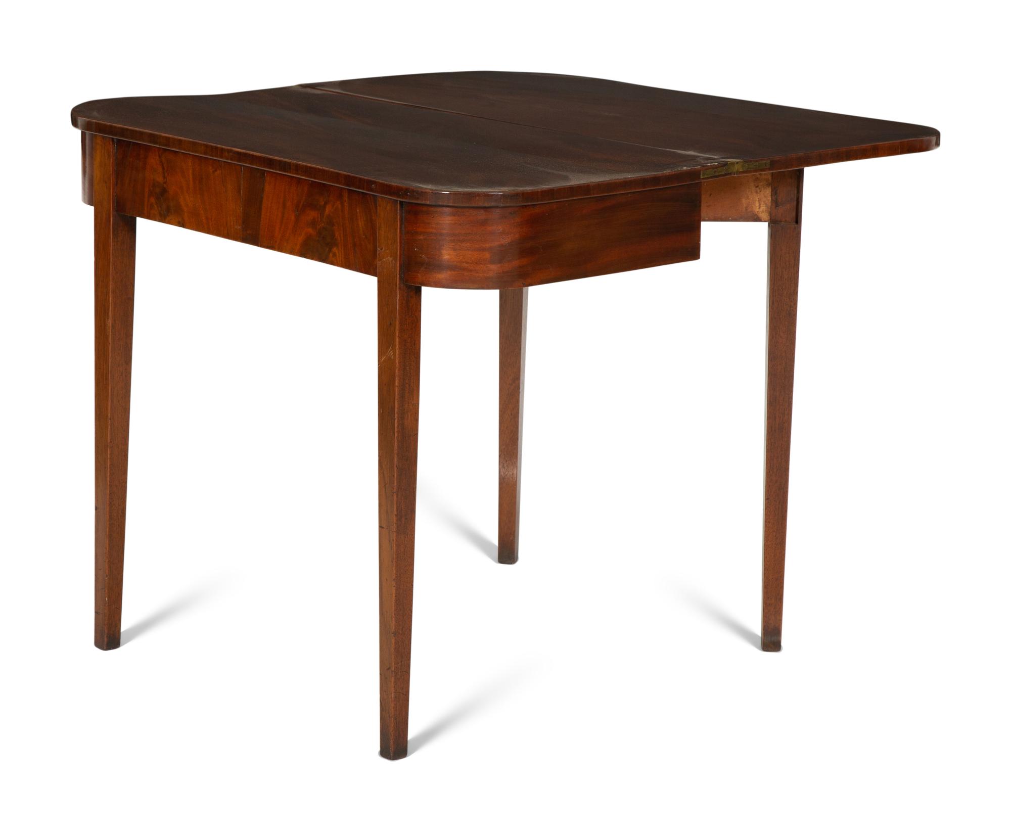 A George III Mahogany Flip Top Card Table