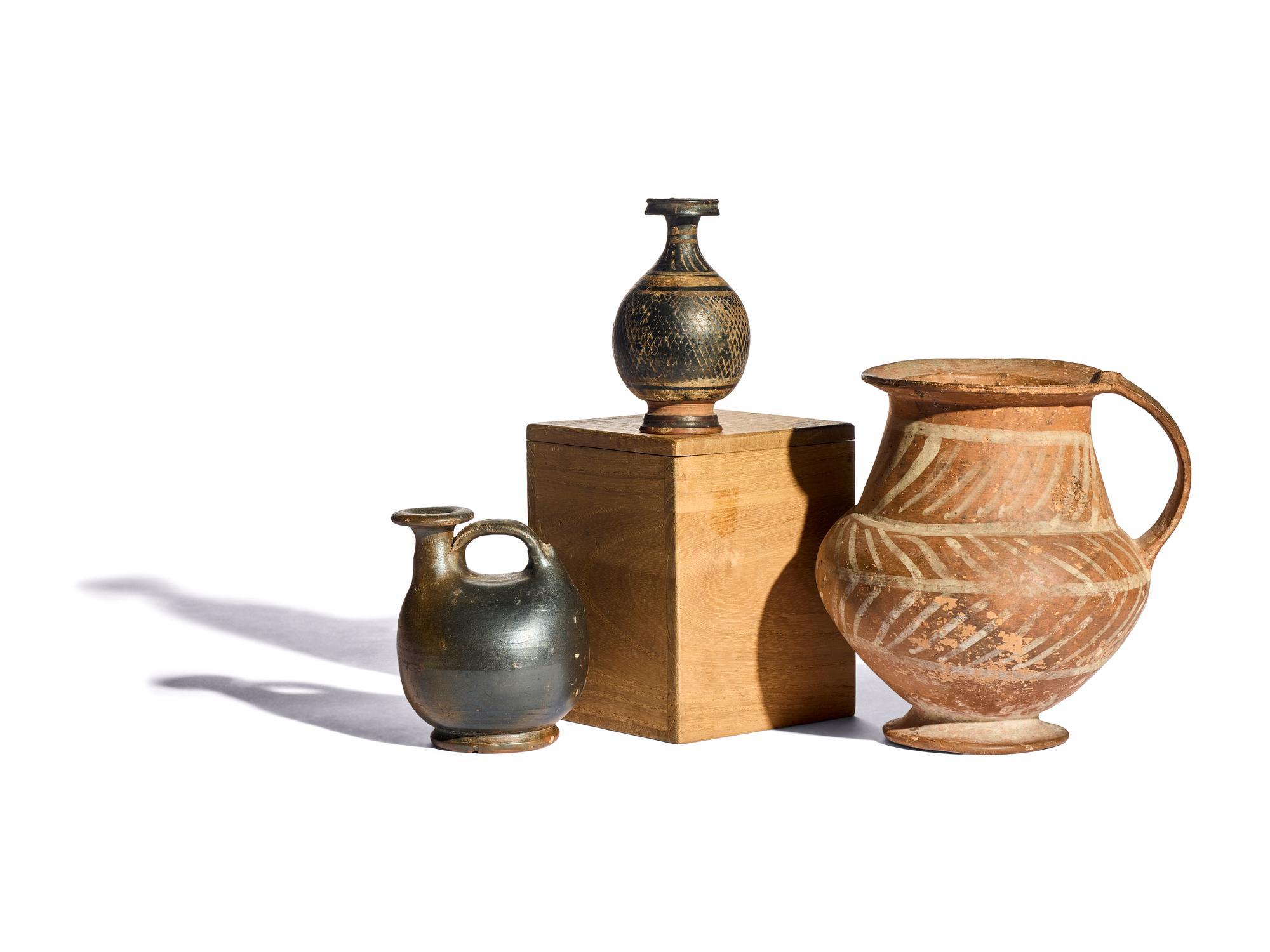 Three South Italian Terracotta Vessels