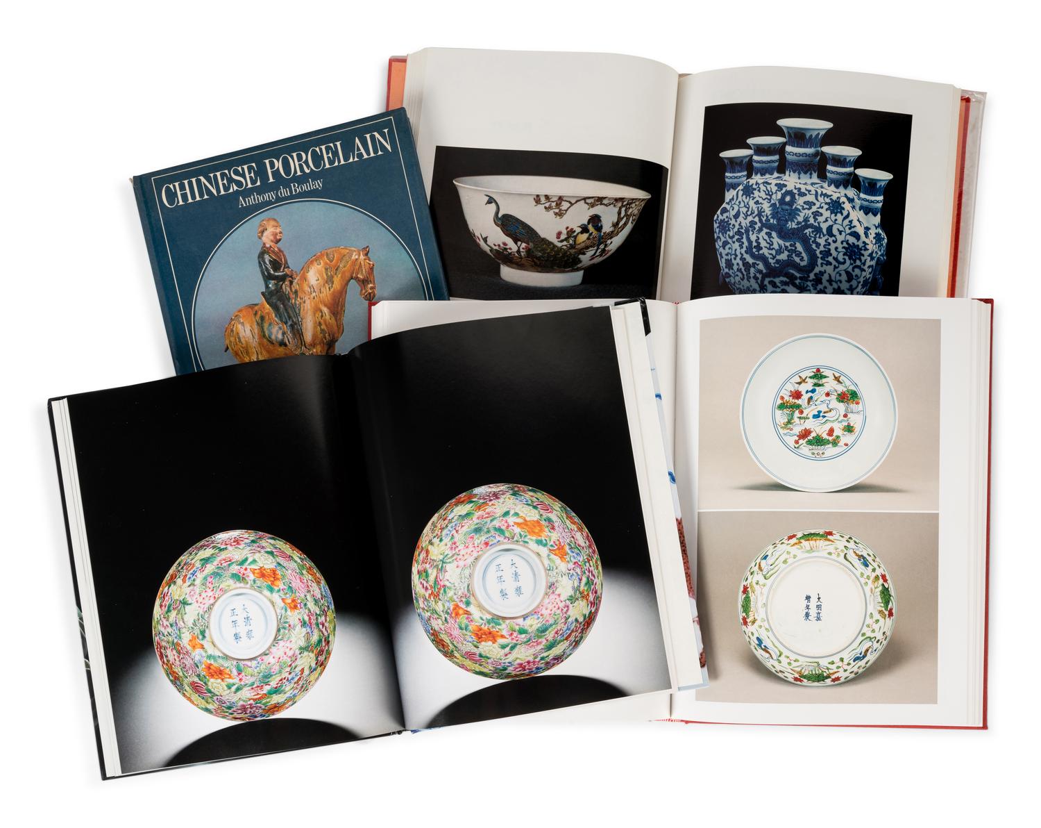 [CHINEESE CERAMICS] A group of reference books and auction catalogues about Chinese ceramics